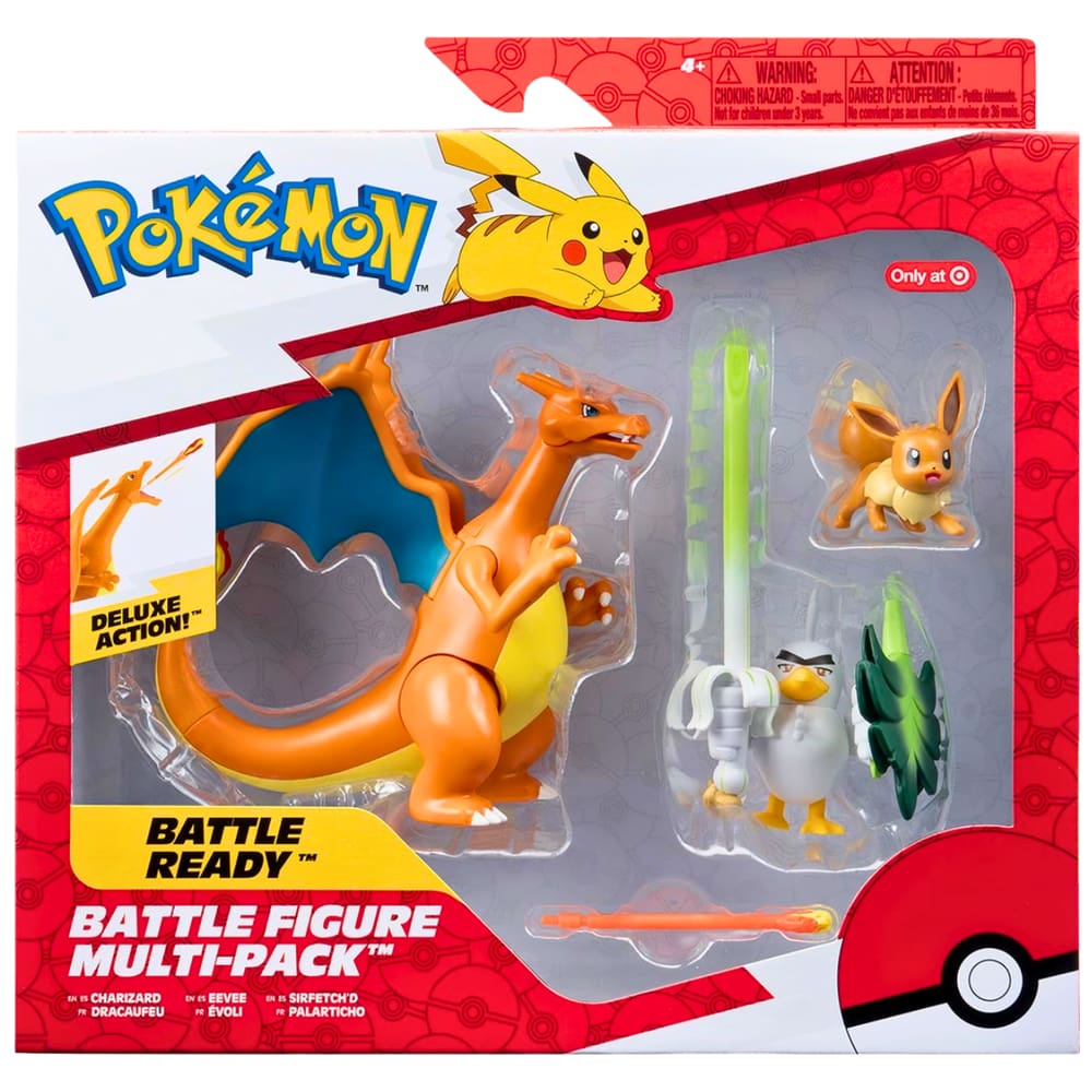 Figura de Ação Pokemon 3 Bonecos Iconicos Sunny