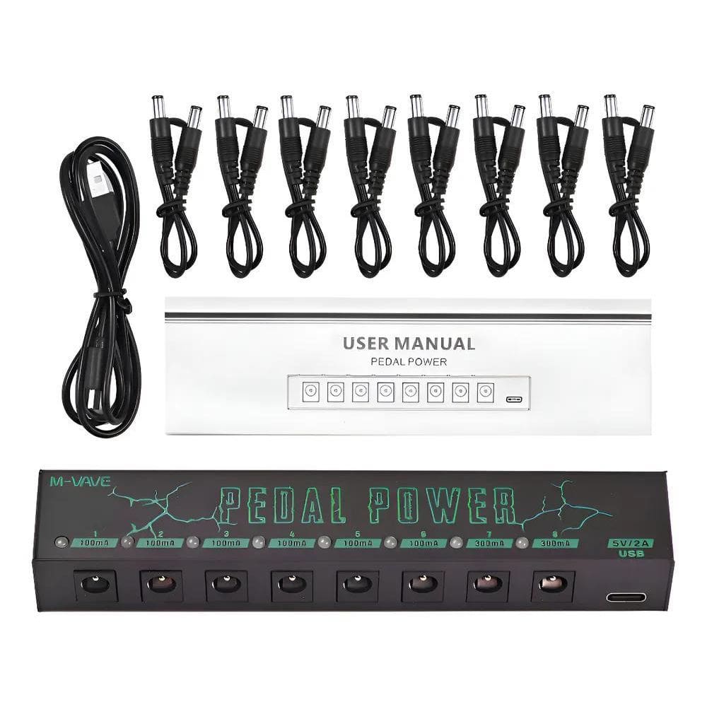 M-Vave Fonte De Alimentação Para Pedal De Efeito De Guitar