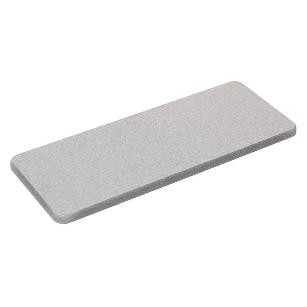 Bandeja Retangular para Pia 25x10 Cinza Diatomita