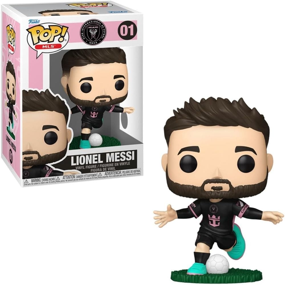 Funko Pop MLS Lionel Messi 01 Inter Miami Futebol