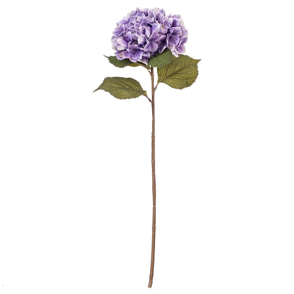 Tallo de Hortensia Artificial Vickerman Púrpura de 83 cm, Paquete de 3