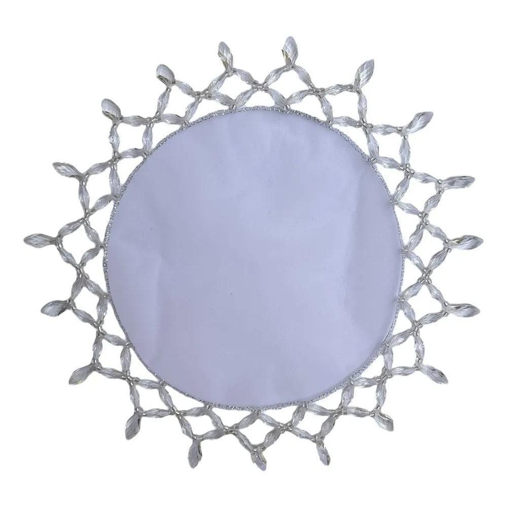 10X Cobre Copo Ou Jarra Bordado Pedrarias Transparente Luxo