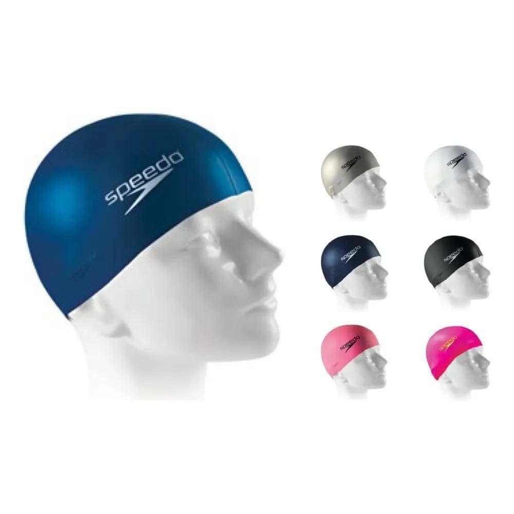 Touca Natação Speedo Flat Cap Azul Royal