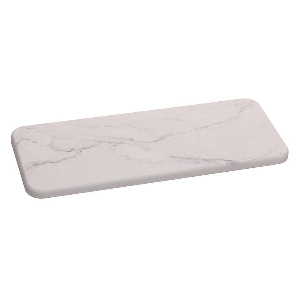 Bandeja Retangular p/ Pia 25x10 Marmorizado Diatomita