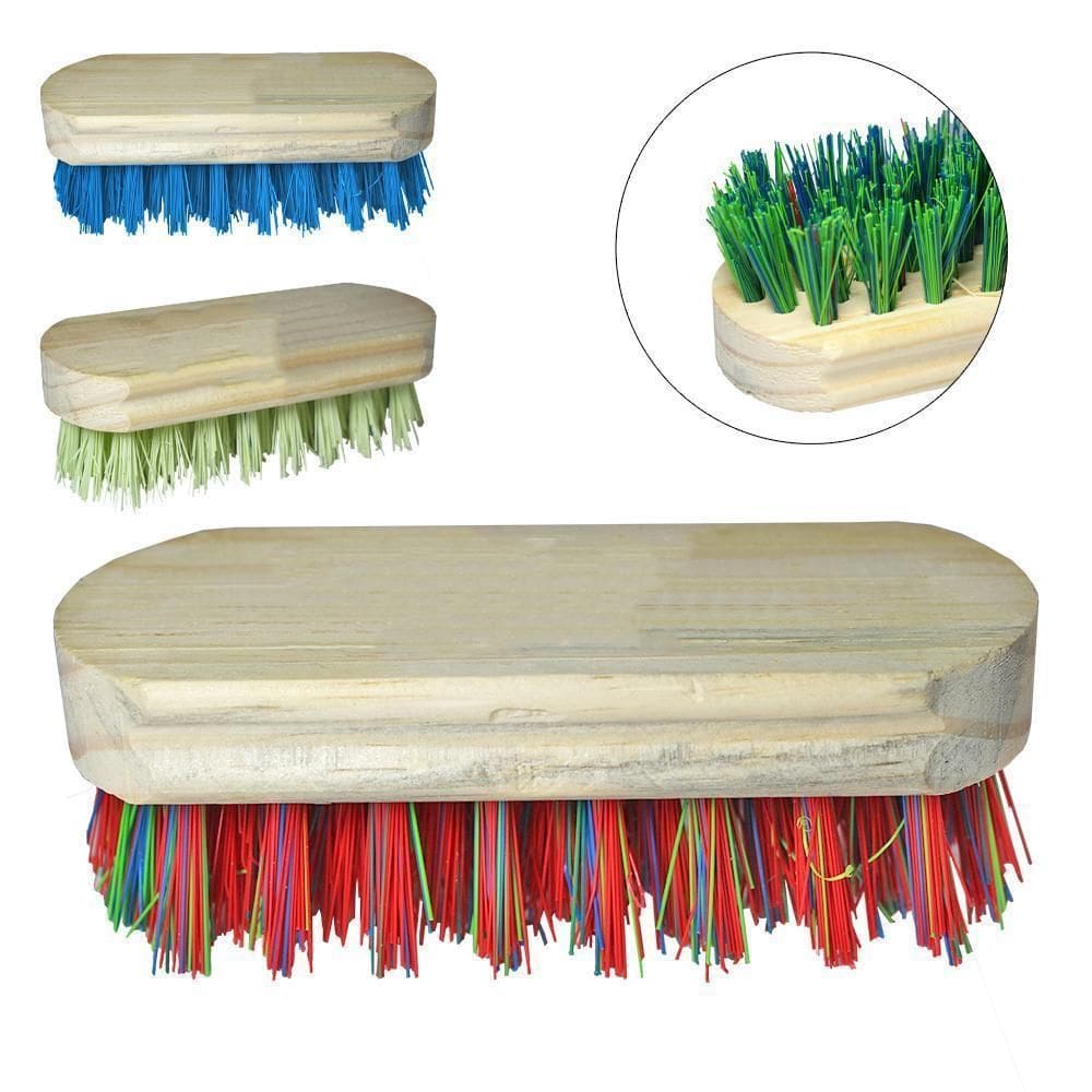 Escova Lavadeira Lavanderia Retangular Madeira 13X5,5X4,5Cm