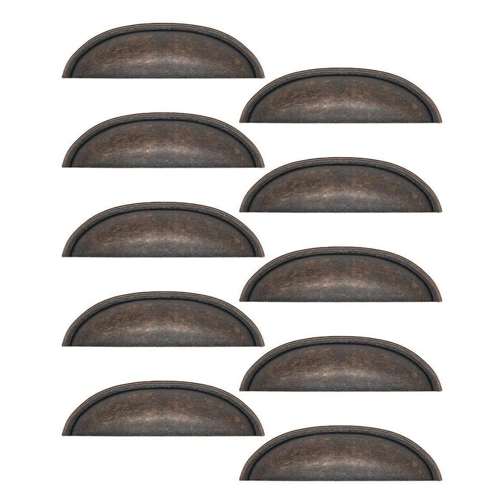 Puxador Concha Puxador Armario Gaveta C Bronze Envelhecido