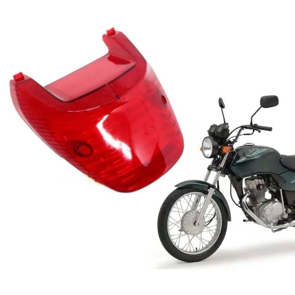Lente Lanterna Vermelha Honda Cg Titan Fan 125 2000 Ate 2008