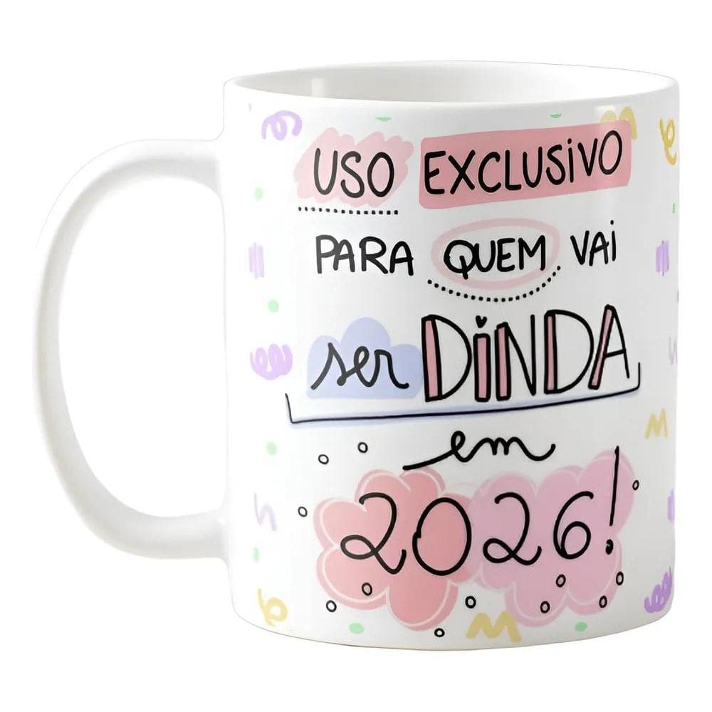 10X Caneca Você Vai Ser Titia Titio Papai Dindo Dinda Vovô