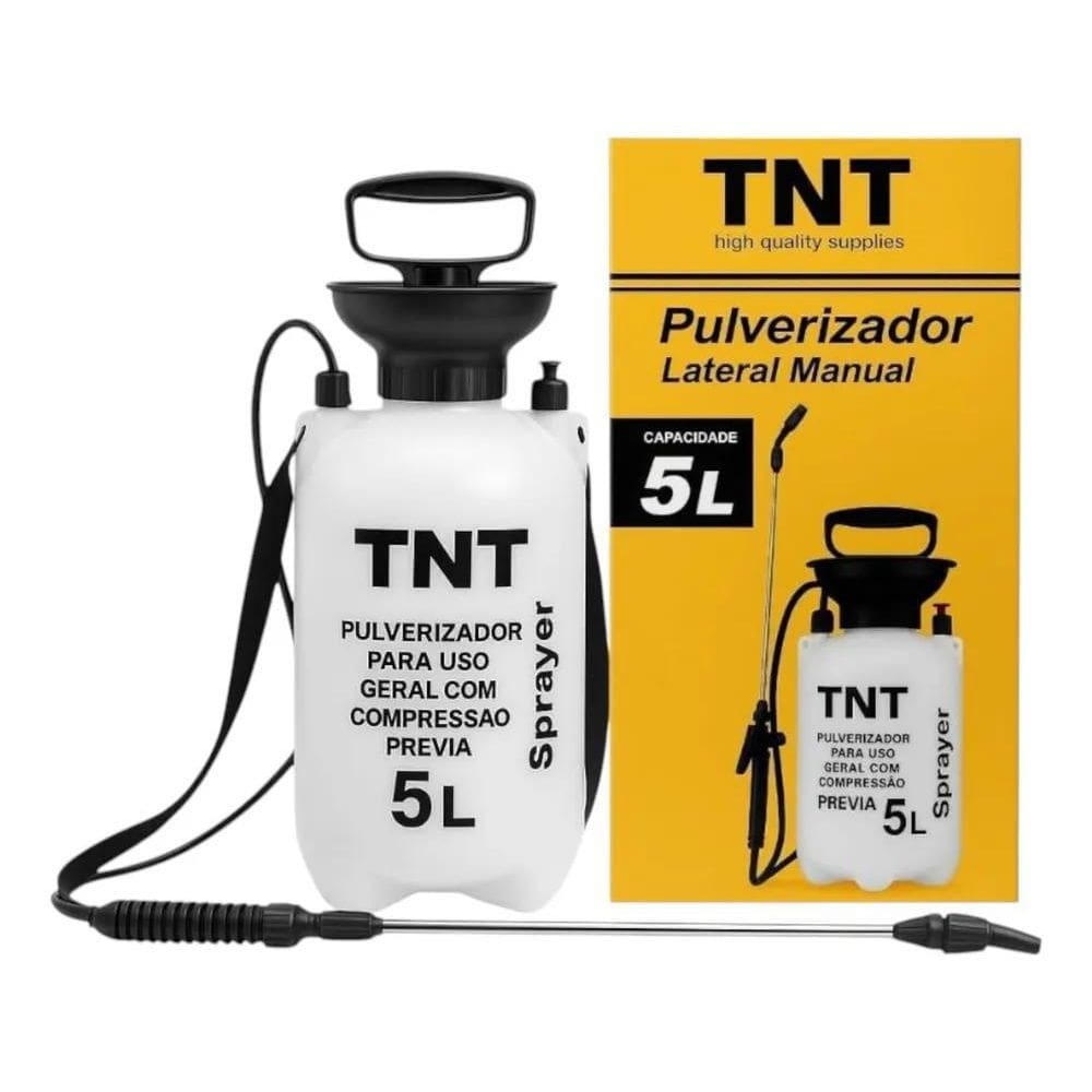2X Pulverizador 5 Litros Borrifador Manual Lateral Dedetizaç