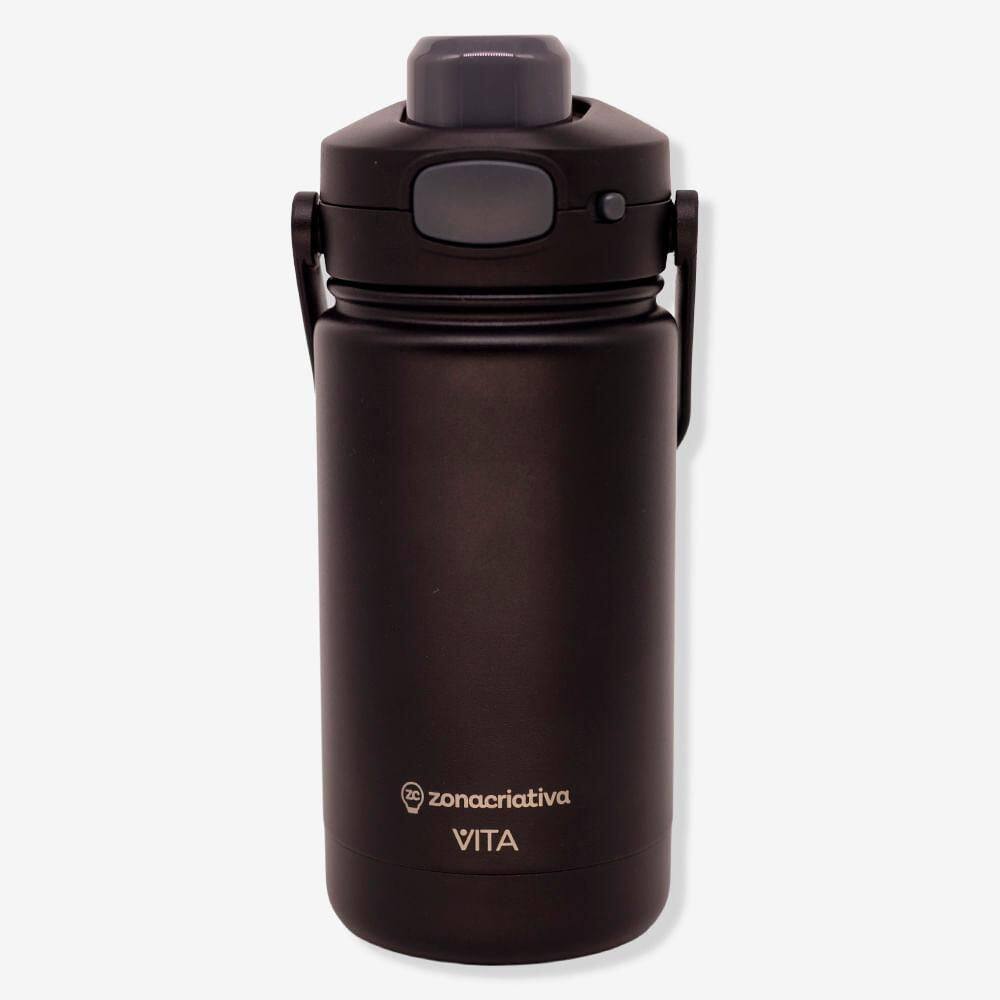 Garrafa Térmica Mini Vita 350Ml Nanquim - Zonacriativa