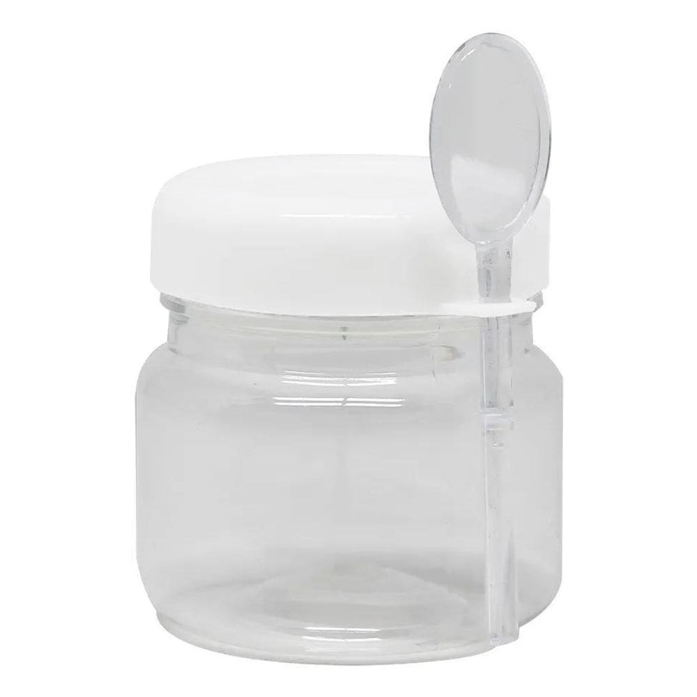 50 Potinhos De Plástico 40 Ml Brigadeiro De Colher Pascoa