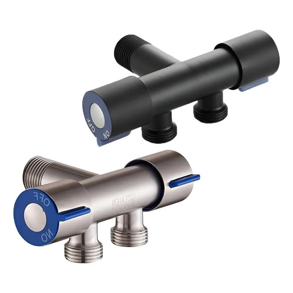 Tubo Conexão T Metal Para Torneira Monocomando Ág Prateado