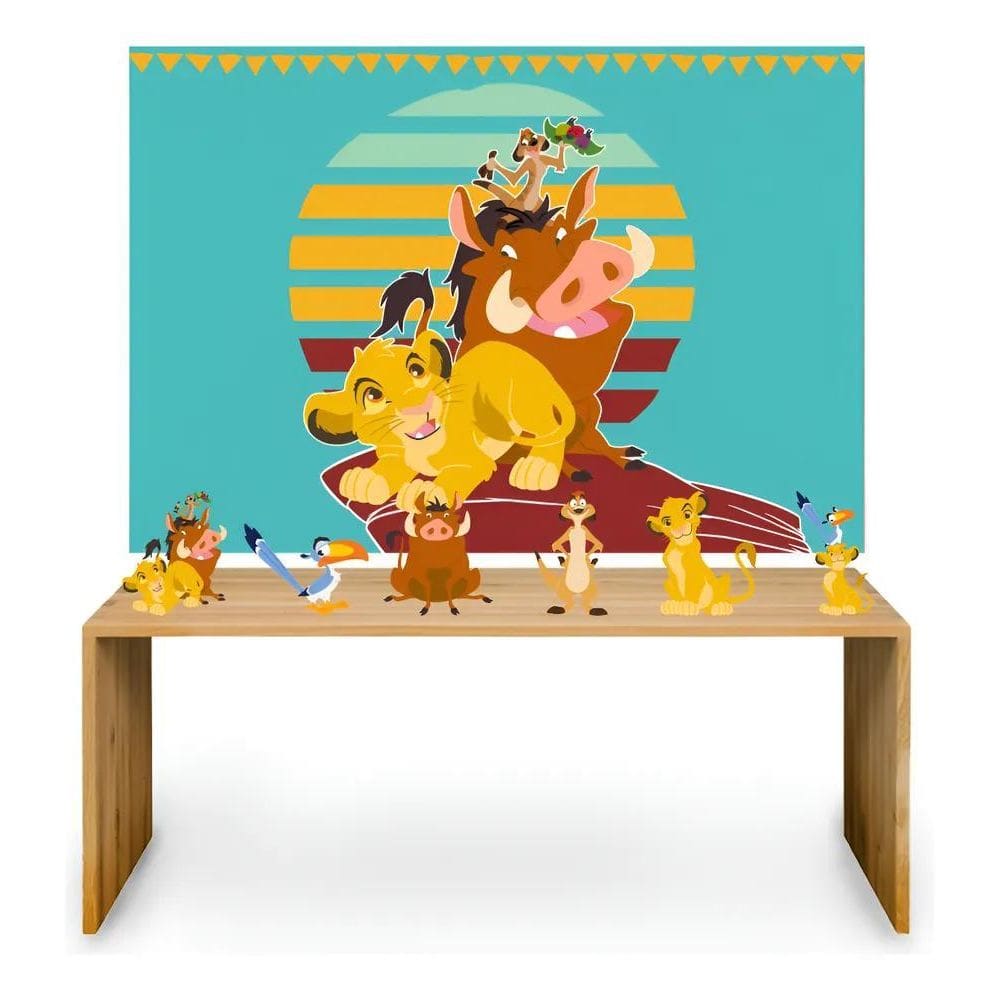 Kit Festa Aniversário Decoração Vá Rei Leão 01