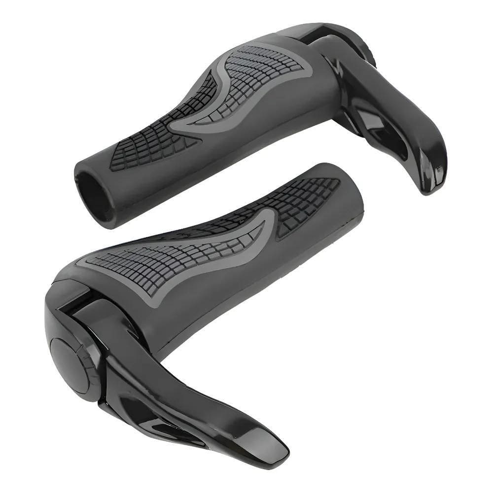 Par Manopla Punho Manete Anatômico Gel Com Trava Rosca Baren