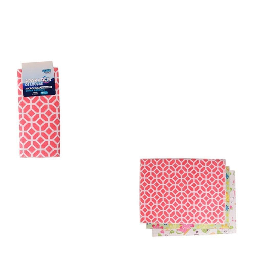 Aparador De Louças Microfibra Estampado 40X30Cm