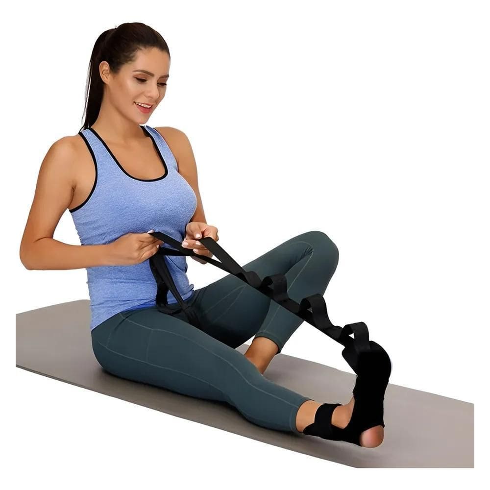 Faixa De Alongamento Yoga Pilates Reabilitação Fisioterapia