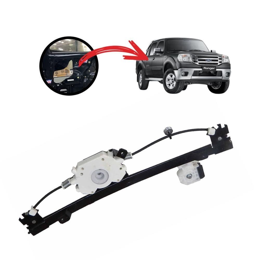 Máquina Vidro Elétrica Sem Motor Traseira Direita Ranger