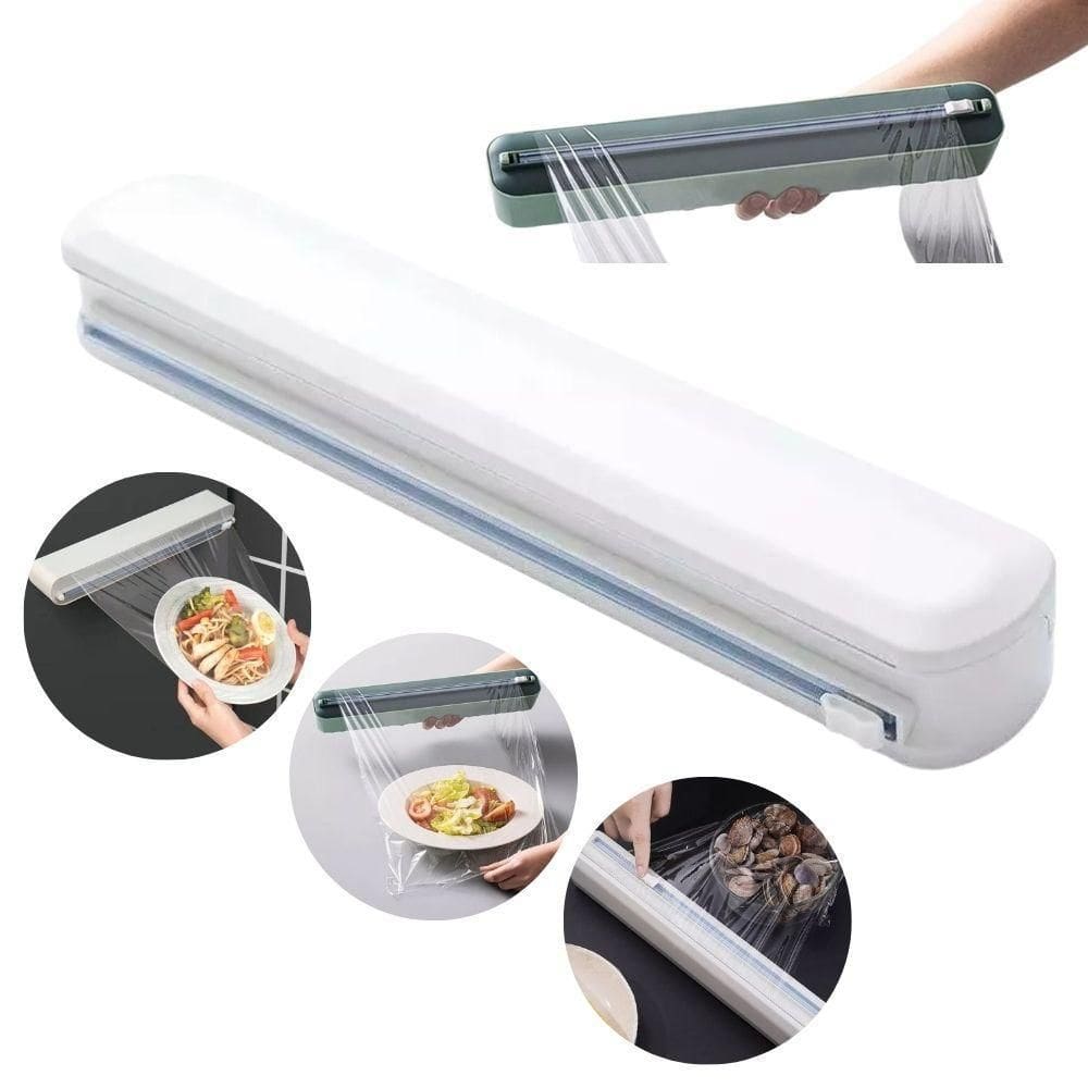 Dispenser Cortador De Filme Plástico Alumínio Papel Manteiga