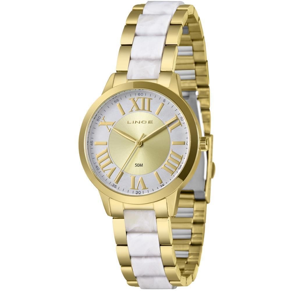 Relógio Lince Feminino Ref: Lrt4794L38 C3Kb Fashion Bicolor