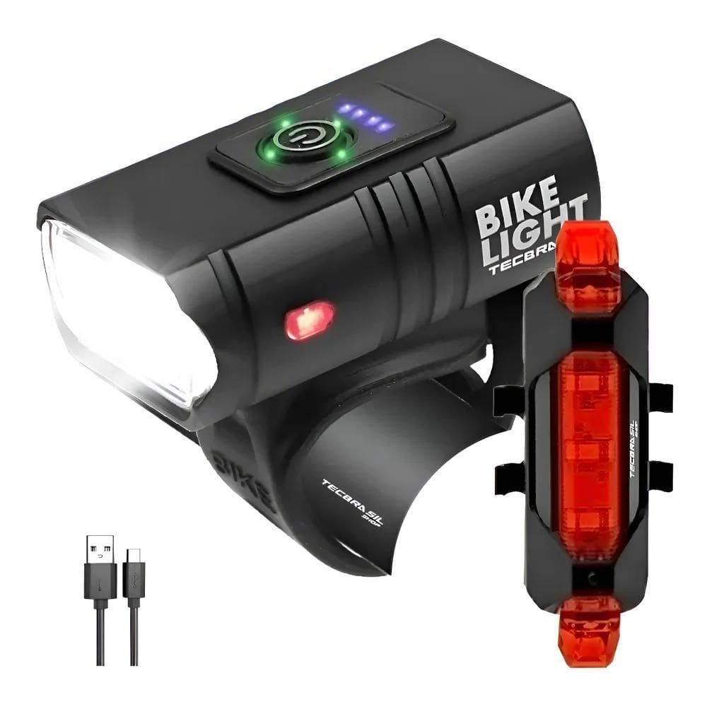 Farol Bike Recarregável Sinalizador Usb K152