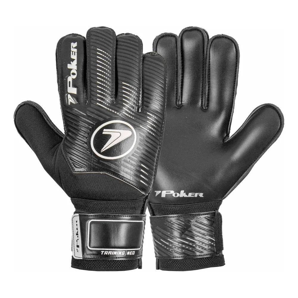 Luva De Goleiro Futebol Treino Campo Poker Focus Amarelo 8