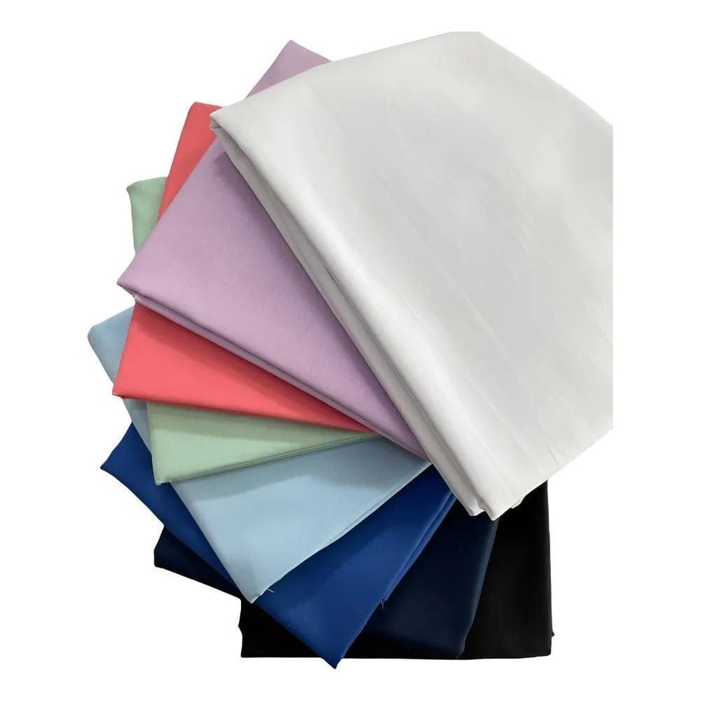 Tecido Tricoline Liso Misto 1Mtx1, Preto