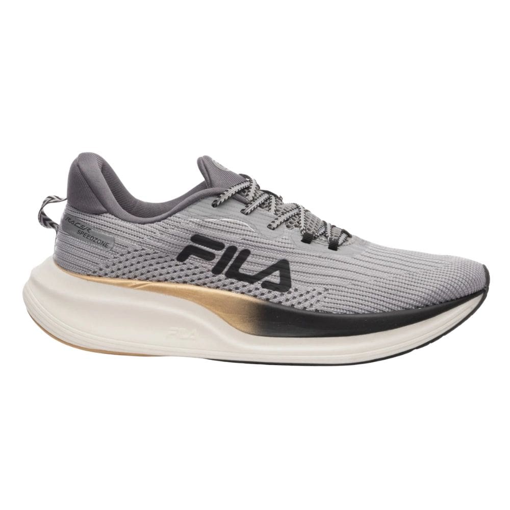 Tênis Fila Racer Speedzone Cinza Dourado-Masculino