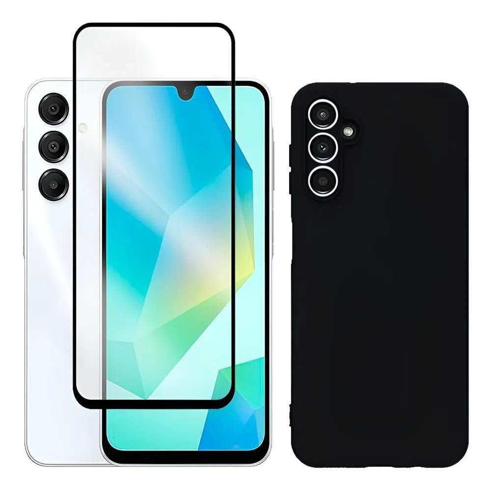 Capa Capinha Case Aveludada + Película Para Galaxy A16 4 Pre
