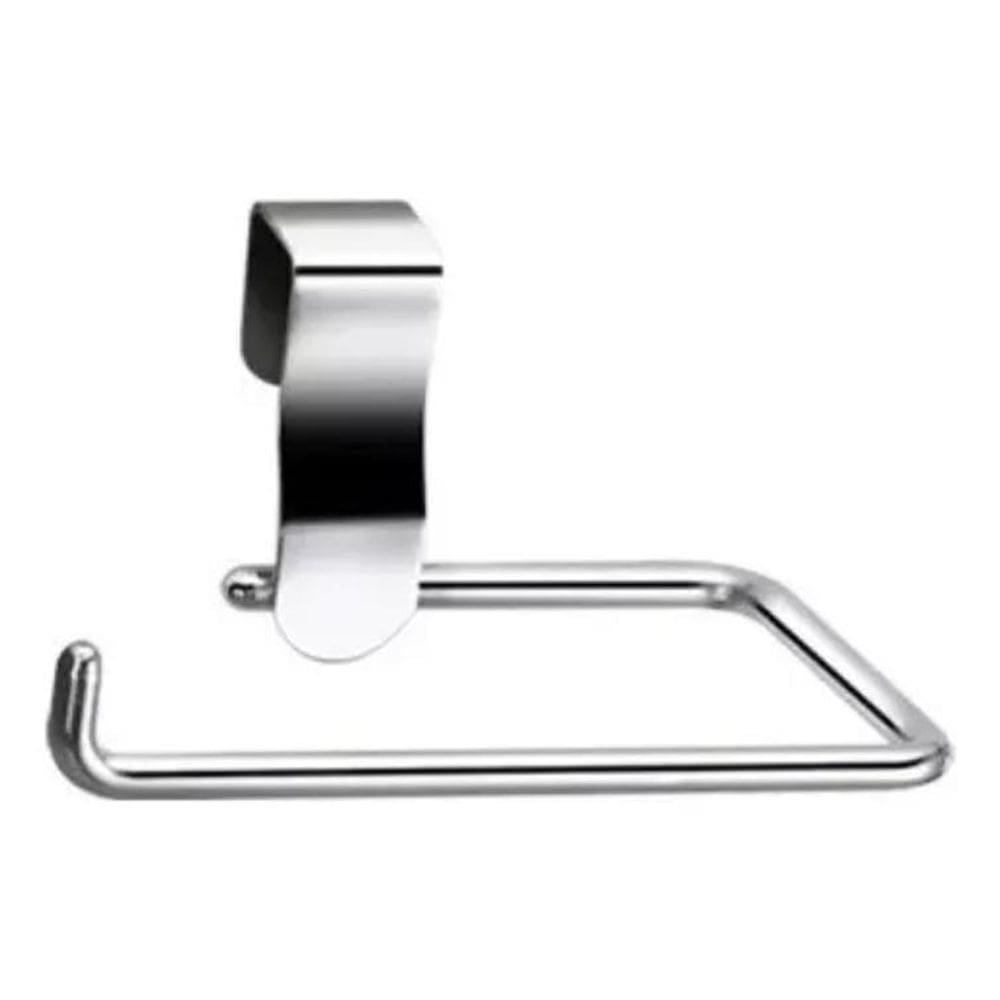 3X Suporte Porta Rolo De Papel Higiênico Cromado Para Caixa