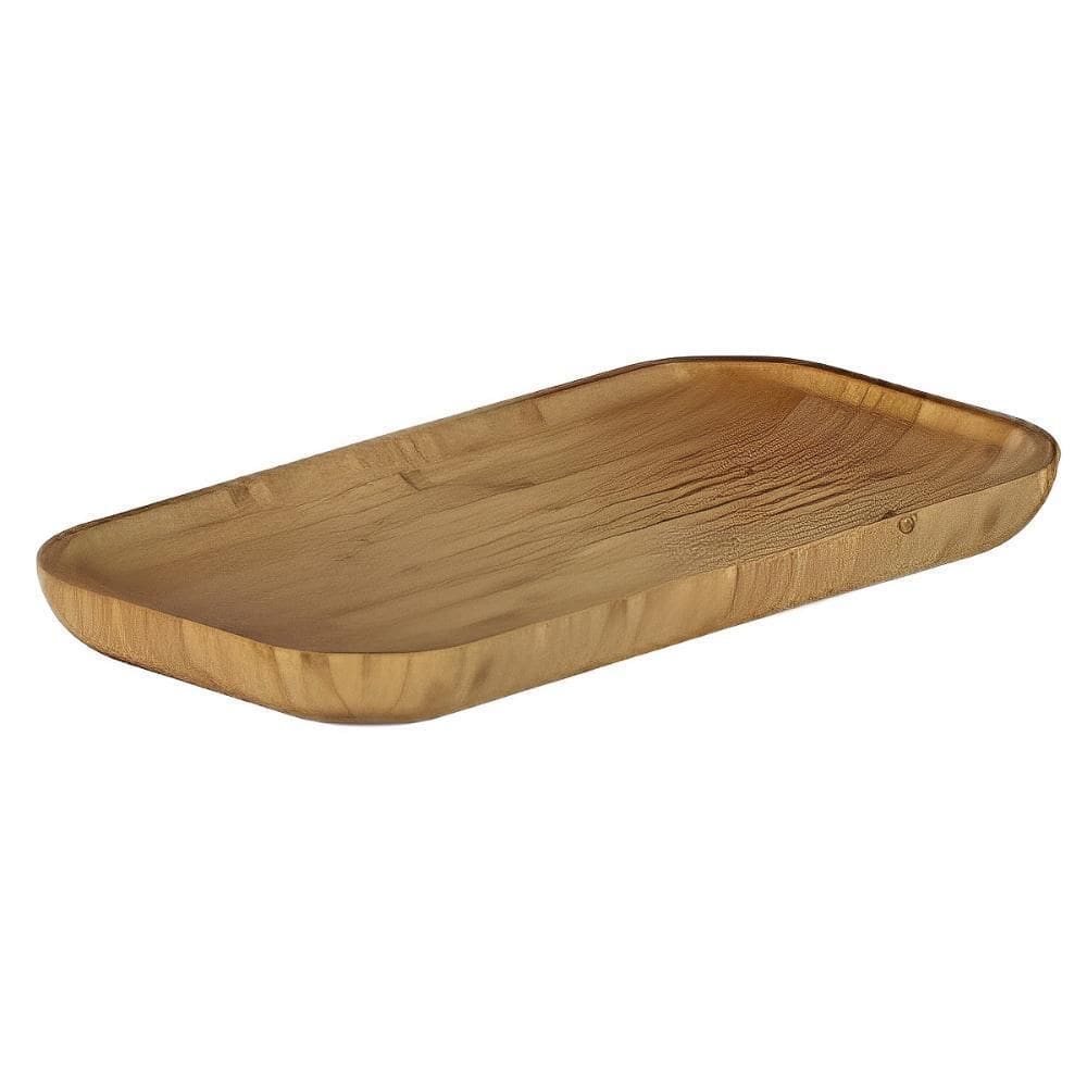 Bandeja Retangular 1,9Cm X 10,5Cm X 20Cm Ou Bambu Aura