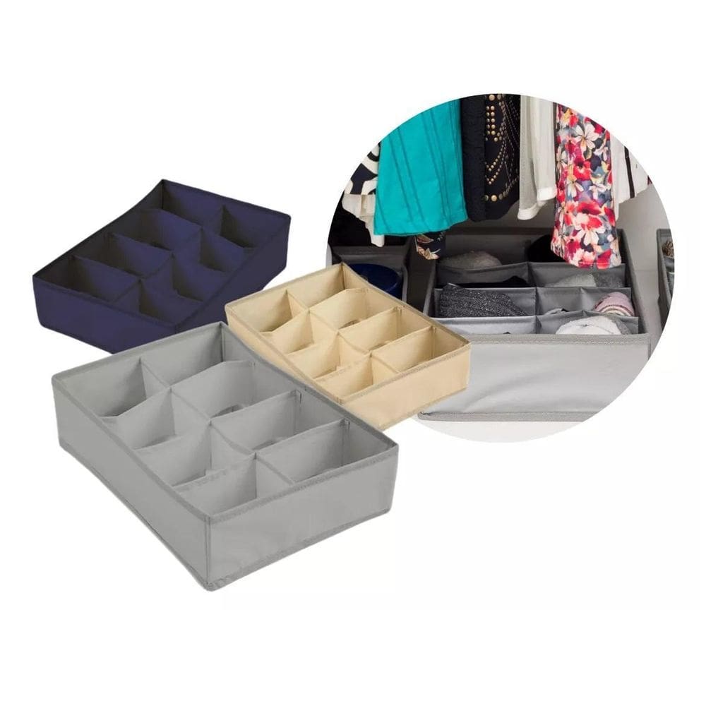 Organizador De Gavetas 8 Divisórias Roupas Intimas Pratico