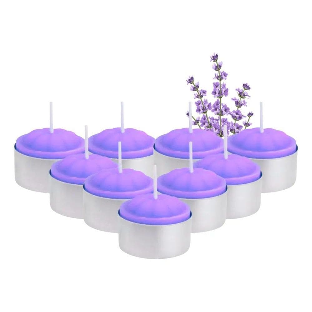 12 Velas Aromaticas Romanticas Lavanda Perfumada Decorativa