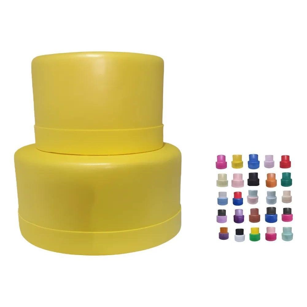 Mini Bolo Fake Para D Amarelo