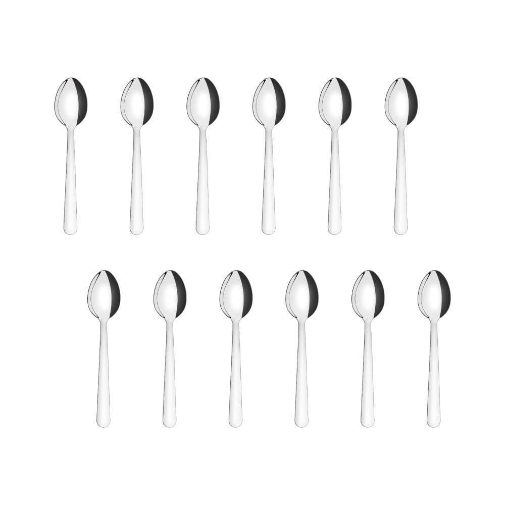 Conjunto 6 Colheres Para Café Tramontina Malibu Em Aço Inox