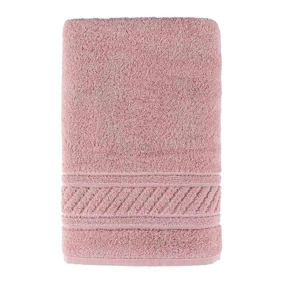 Toalha De Banho Yara 1,50m X 75cm 01 Peça 100% Algodão 530g/m² - Rosa