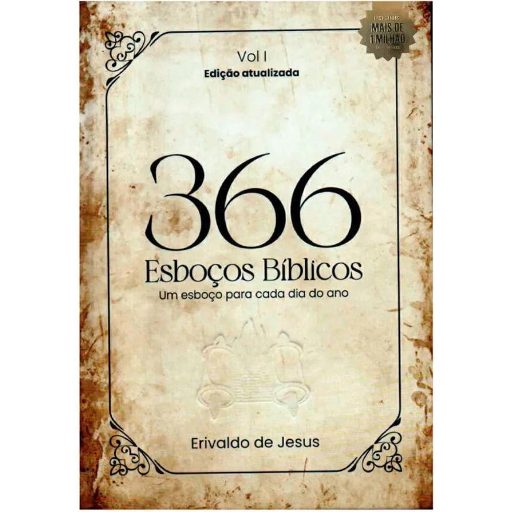 366 Esboços Bíblicos, De Erivaldo De Jesus. Editora Adib, Ca