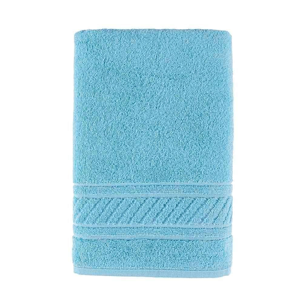 Toalha De Banho Yara 1,50m X 75cm 01 Peça 100% Algodão 530g/m² - Azul Cristal