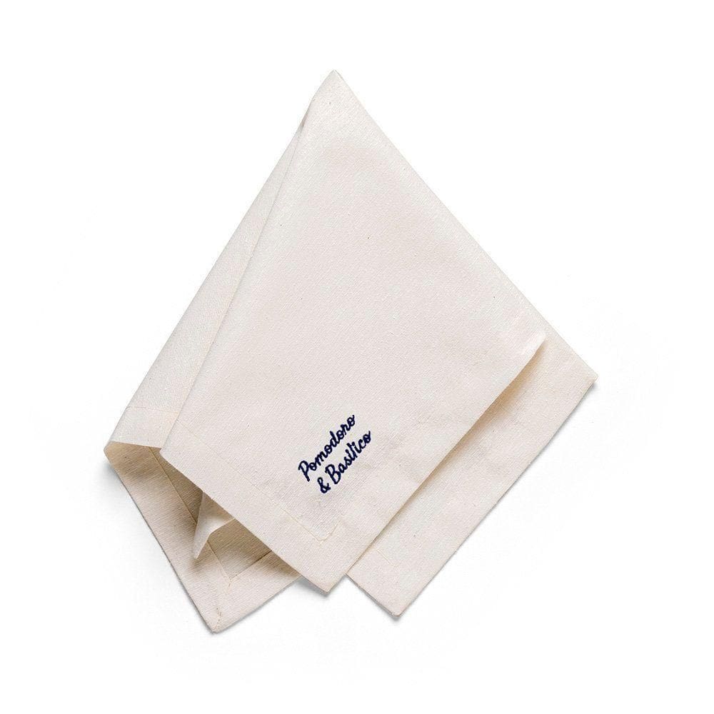 Guardanapo Copa E Cia 4 Peças Eco Pomodoro E Basílico Azul