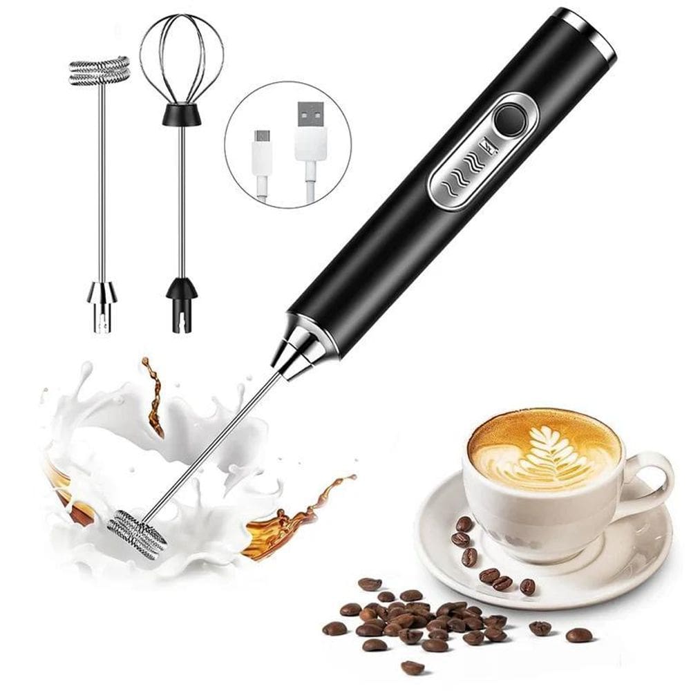 Mixer Misturador De Bebidas 2 Em 1 - Inox Ovos Café Bateria