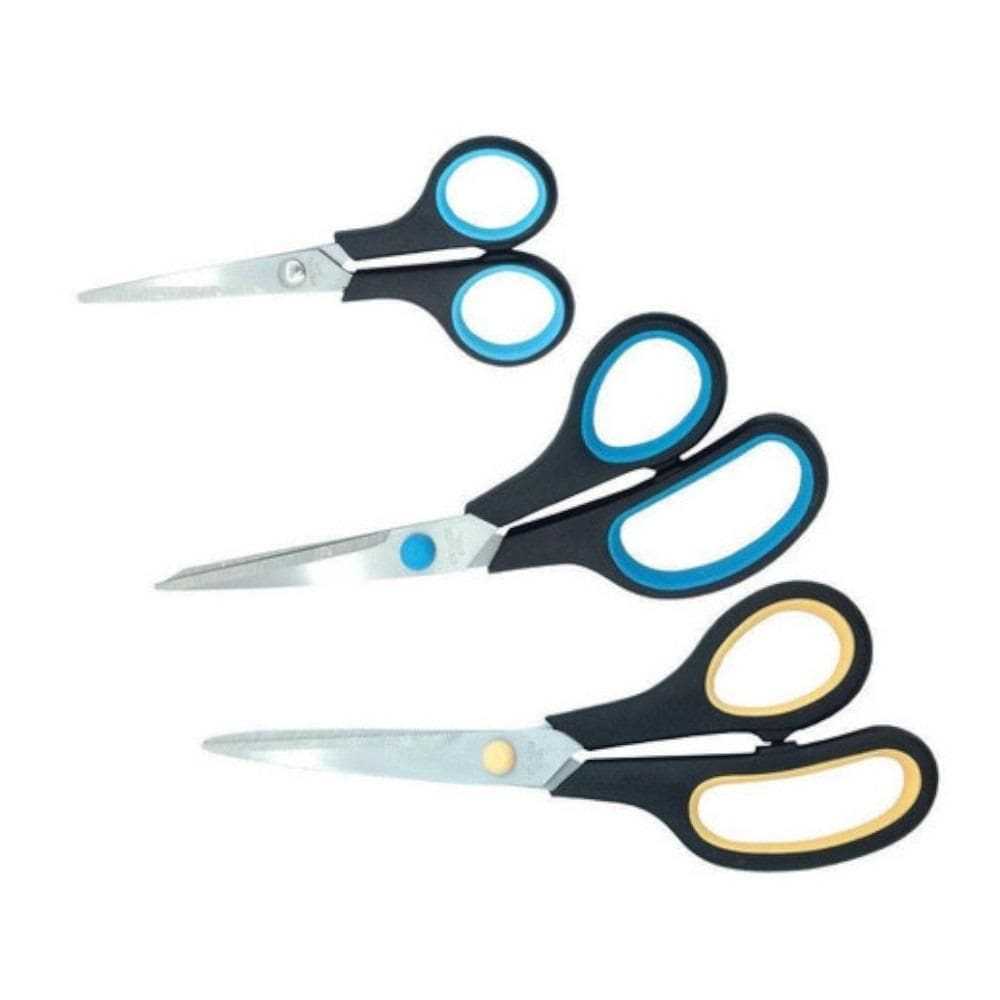 Jogo De Tesouras 5 1/2 A 8 1/2 Com 3 Peças Bom3301 Bomvink