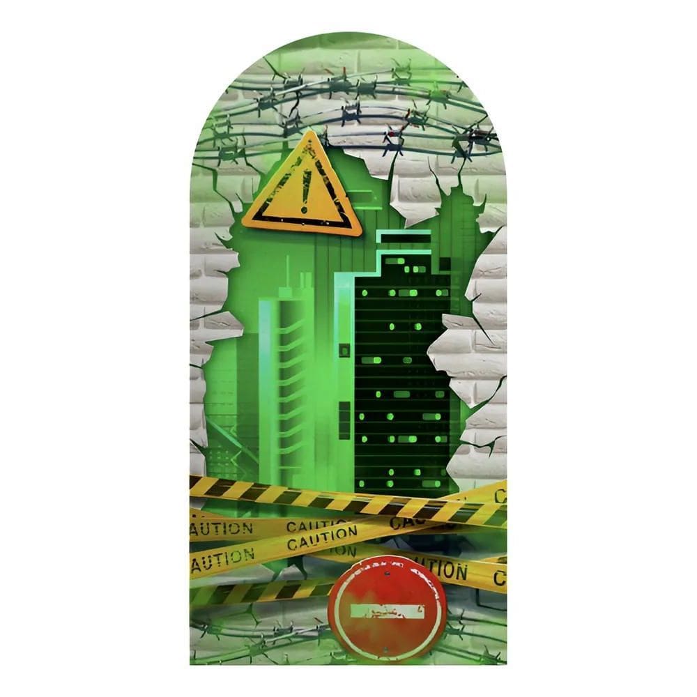 Capa Painel Romano Sublimado C/Elástico 2X1M Vá Hulk Parede