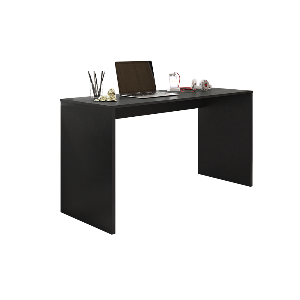 Mesa Para Computador e Escrivaninha Gavea - Preto Móveis Leão