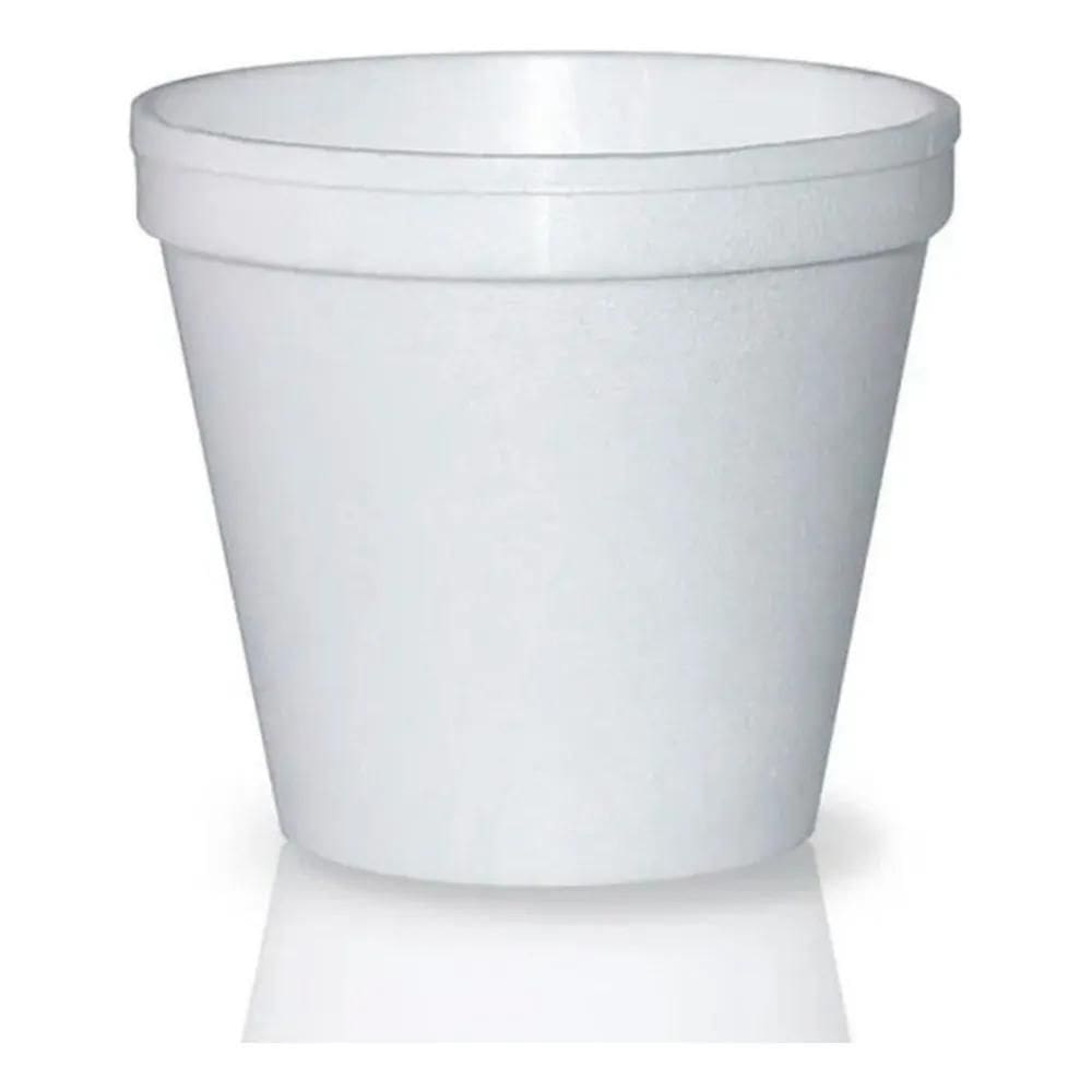 Copinho Isopor 120Ml Café Bebidas Quentes 100 Unds Cor Branc