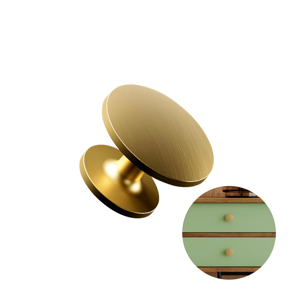 Puxador Ponto Sinnai Dourado Fosco 30 Mm Il808