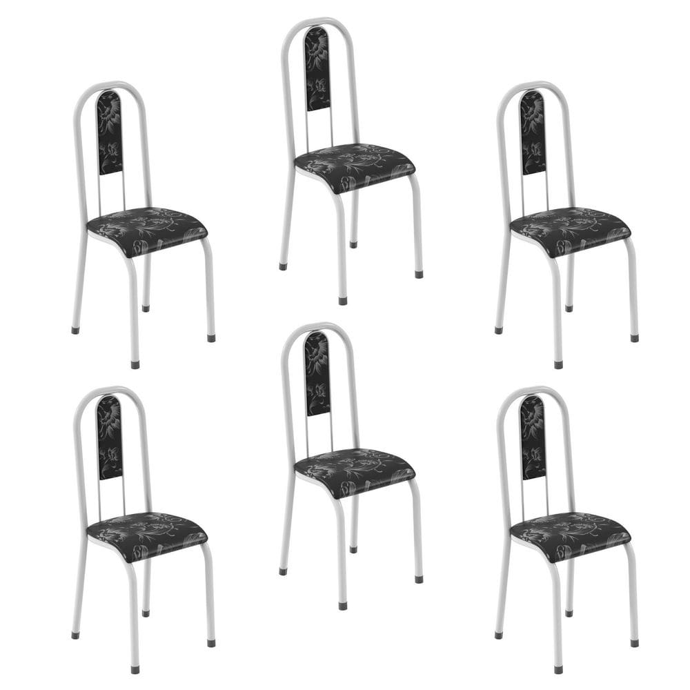Conjunto 6 Cadeiras para Sala de Jantar Fernanda Branco