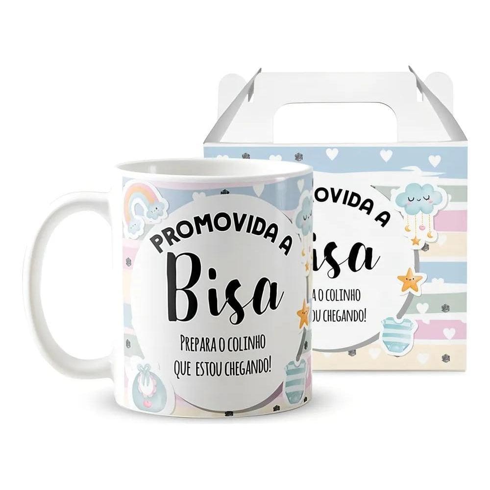 3X Caneca Presente Especial Criativo Gravidez Para Bisa Bisa