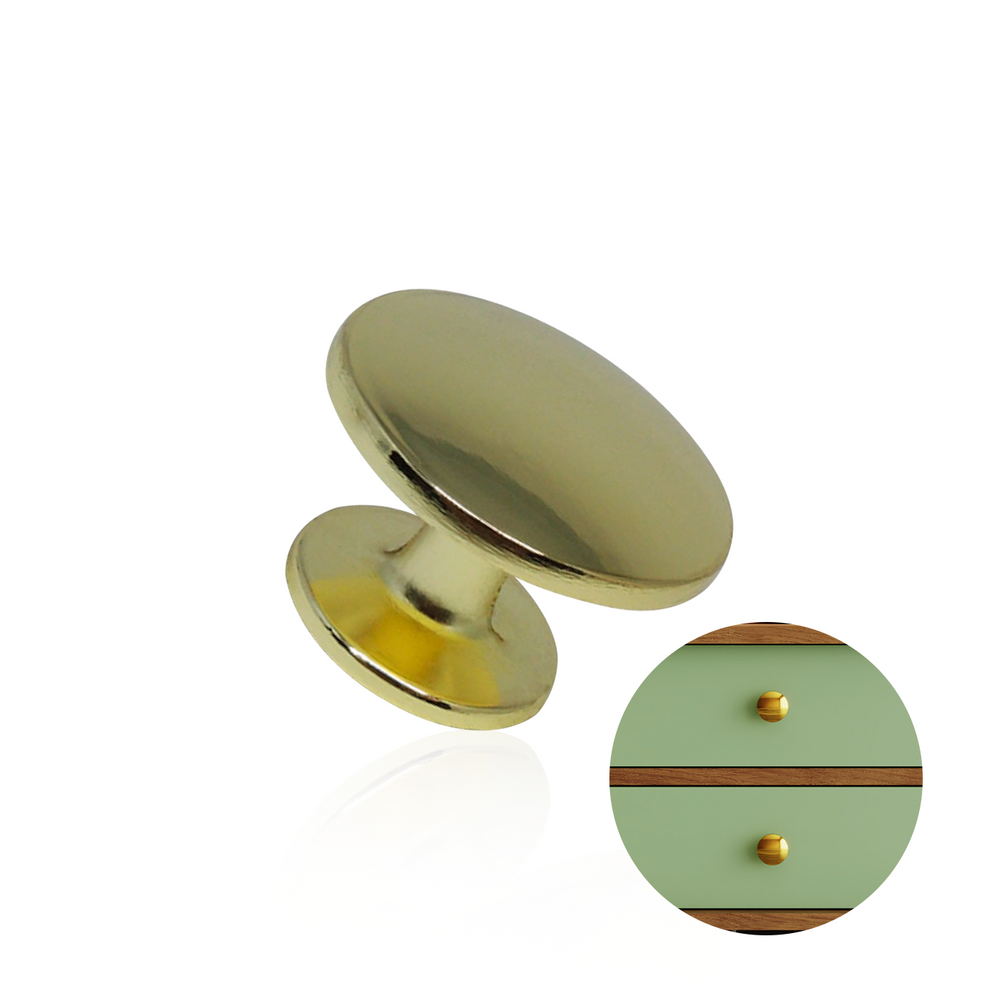 Puxador Ponto Sinnai Dourado 30 Mm Il808