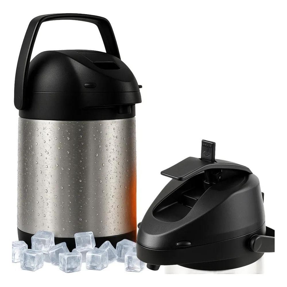 10X Garrafa Térmica Azarte Inox 2,5L Tereré - 24H Frio