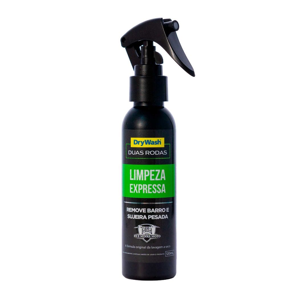 Limpeza Expressa DryWash 120mL - Linha Duas Rodas - Remove barro e sujeira pesada