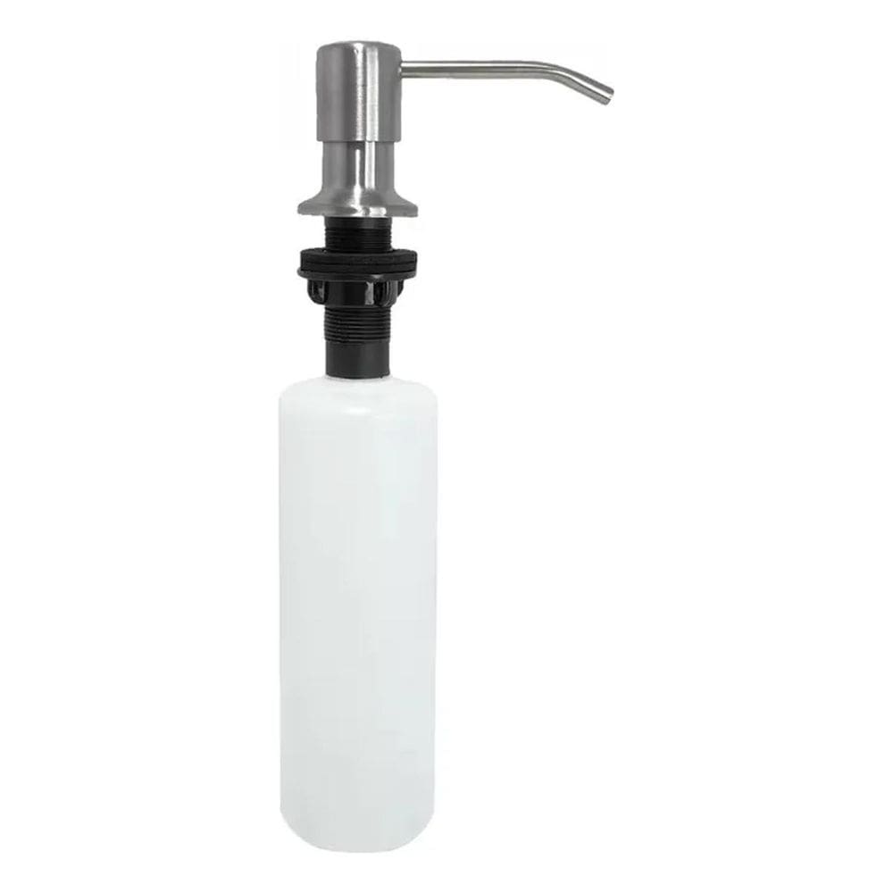 Dispenser Detergente Porta Sabonete Embutir Dosador Inox Mfl